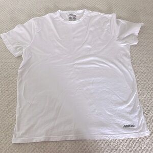 Gently used Musto white t-shirt, mens XL